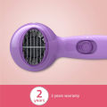 Philips HP8100/46 Compact Hair Dryer – 1000W, ThermoProtect Technology, 2 Heat Settings (Purple). 