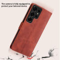 Tokifu For Samsung Galaxy S25 S25+ S25 Ultra New Business Minimalist Flip Style Leather Anti Fall Protective Back Cover. 