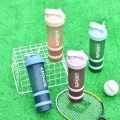 450ml  Whey Protein Powder Shaker Bottles Spring Shaker Cup Gym Three Layers Shaker Protein Milk Shaker Sport Water Bottles. 