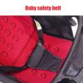 4 Wheel Ultralight Folding Baby Travel Stroller Trolley Stroller Safety Carriage Newborn Stroller - Red.