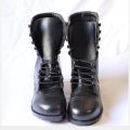 Safety Leather Long Drill Boot For Scout  Men- Hard sole hard leather Safety Military boots. 