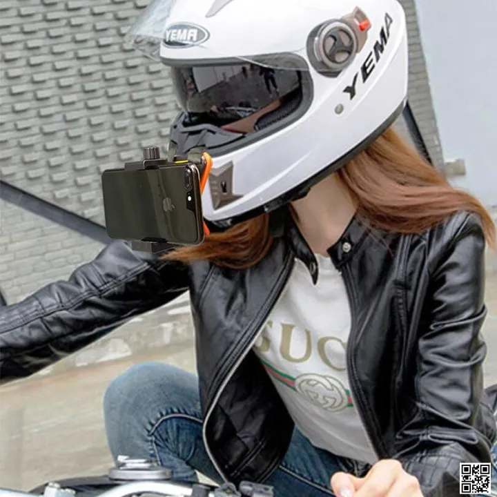 Motorcycle%20Helmet%20Chin%20Mount%20Holder%20Bracket%20for%20Mobile%20&%20GoPro%20-%20Image%203
