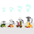 Tefal Mixer Grinder with Blender (4-Jars), MG-106T. 