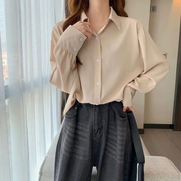 GIDYQ%20Women%20Chiffon%20White%20Shirt%20Korean%20Fashion%20Loose%20Long%20Sleeve%20Tops%20Casual%20Office%20Ladies%20All%20Match%20Shirts%20Spring%20New%20-%20Image%203