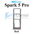 Sim Tray For Tecno Spark 5 Pro SD Card Slot with Sim Ejector Pin Replacement Parts.