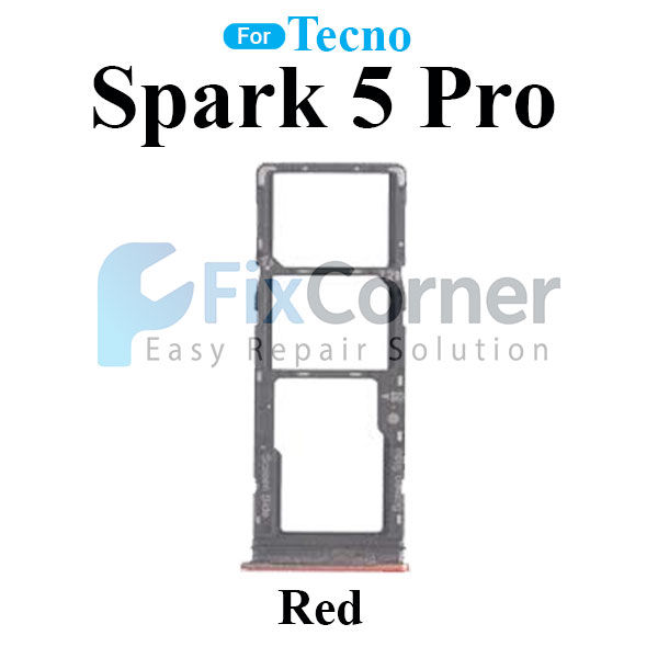 Sim%20Tray%20For%20Tecno%20Spark%205%20Pro%20SD%20Card%20Slot%20with%20Sim%20Ejector%20Pin%20Replacement%20Parts%20-%20Image%203