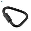 Triangle Stainless Steel Carabiner Outdoor Camping Keychain Quick Link 6mm 6mm. 