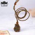 Carat Necklace Pendant Holder Hand-woven Empty Stone Holder Necklace Cord. 