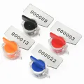 50 Anti-Tamper Meter Seal Security Utility Twist Custom Numbered Plastic Meter Seal Padlock Lock for Water Meter Electric Gas Amour zii. 