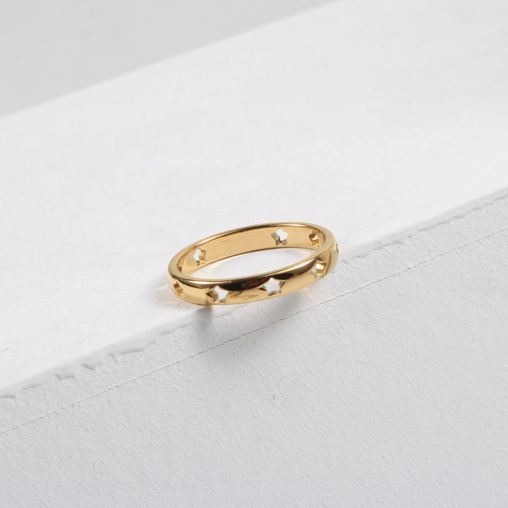 Stainless%20Steel%20Jewelry%20Women%20Rings%2018K%20Gold%20Plate%20Curved%20Hollow%20Star%20Rings%20for%20Women%20-%20Image%207