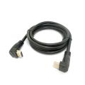 Hdmi 2.0 4k 3d Dual 90 Degree Up Angled Hdmi Male To Down Angled Hdmi Male Hdtv Cable 30cm/60cm/180cm For Dvd Ps3 Pc.