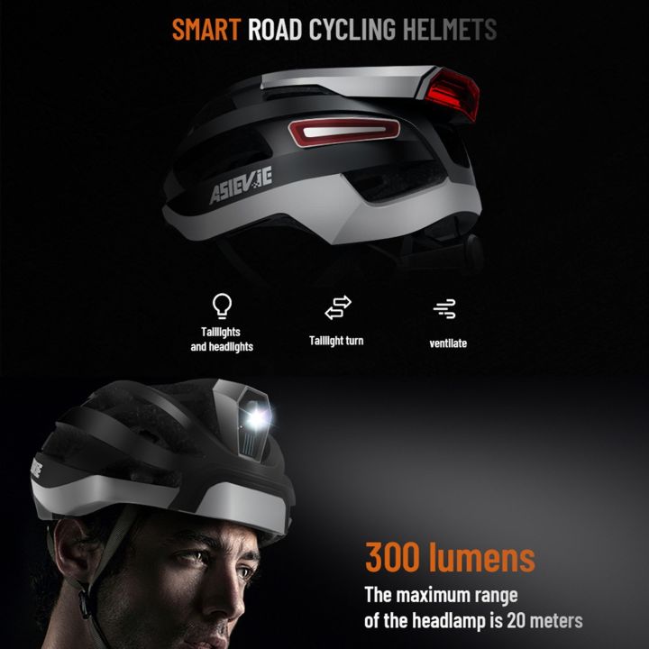 ASIEVIE%20Bike%20Smart%20Cycling%20Helmet%20with%20Headlight%20Tail%20Light%20SOS%20Emergency%20Alert%20and%20Wir-ele-ss%20Earphone%20-%20Image%202