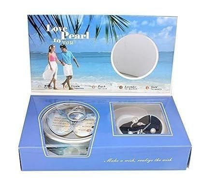 Wish Pearl Necklace Gift Set | Best Gift for Valentine | Love Pearl | DIY Necklace Kit | Gift For Girls/Women by kulsoom creations