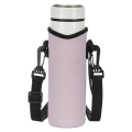 Neoprene Insulated Water Bottle Sleeve 12 Oz with Strap, Glass Drink Bottle Carrier Bag Design. 