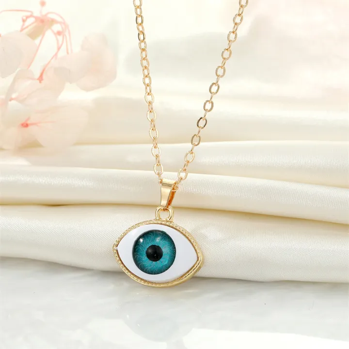 Wholesale%203D%20evil%20eye%20necklace%20pendant%20chains%20gold%20plated%20silver%20plated%20red%20evil%20eye%20decor%20jewelry%20man%20or%20woman%20necklace%20-%20Image%205