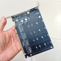 Hard Disk Expansion Card PCI-E16X Slot to 4 NVME Solid State Drive. 