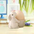 Ceramic Rabbit Egg Cup Kitchen Gadget Dinnerware Easter Bunny.