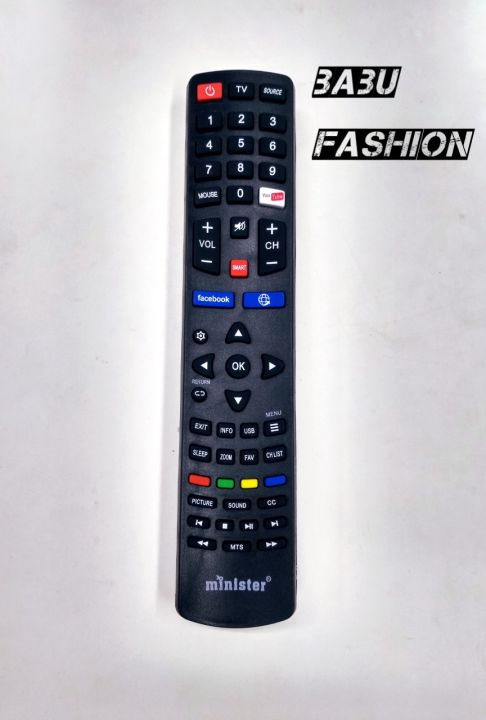 Tv Remote Control for Minister Smart Led Tv