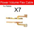 Power Volume Side Buttons Flex Cable For Nokia 6 6.1 6.2 7 7.1 7.2 8 8.1 X7 X6 Plus 2017 2018 Power Volume Flex Ribbon Keys Part. 