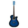 Yamaha 4010 Acoustic Guitar -Blue. 