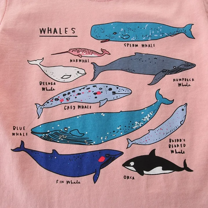 SAILEROAD%20Summer%20Girls%20Whales%20T%20Shirt%20Cotton%20Short%20Sleeve%20Cartoon%20T-shirts%20Kids%20Tee%20Boys%20Tops%20Children%20Clothes%20-%20Image%204