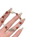 Genting Pavilion ~ Literary Retro Chinese Beaded Double Circle Fine Bracelet Prayer Word Gentle Temperament Girlfriend Bracelet Wholesale.