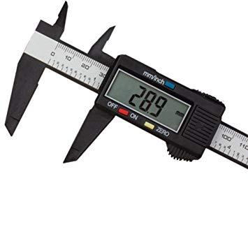 Digital Slide Calipers 150 mm 6 Inch (Carbon Fiber) - Kings Trading