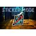 Sticker For Bike | 90's Kid | Best Quality ( Sticker_Mode ). 