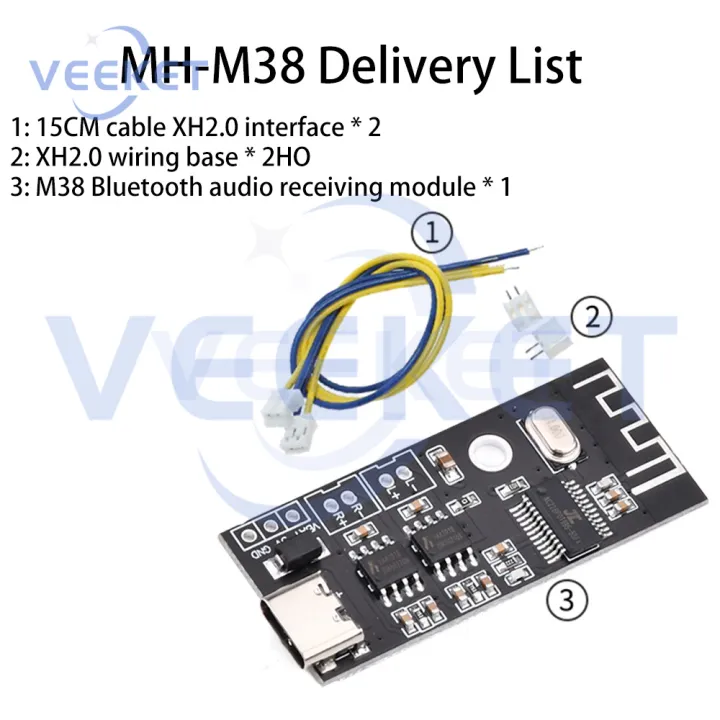 5v%205w%20Wireless%20Bt5.1%20Audio%20Module%20Type-C%20Port%20Stereo%20Sound%20Amplifier%20Board%20For%20Audio%20Diy%20Modifications%20Mh-Mx38%20-%20Image%207