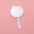 Handheld Makeup Mirror Round Vanity Mirror with Handle Hand Mirror Cosmetic. 