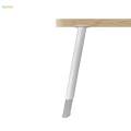 Adjustable Table Leg Multipurpose Adjustable Height Metal Pipe Legs for Office 425mm to 600mm White. 