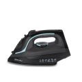 Bajaj MX 45 Steam Aluminium Soleplate Iron | 2000 Watts Power For Faster Ironing | Non Stick German Coated Technology | 220 Ml Water Tank Capacity | 2-Yr Warranty 【Black & Grey】.