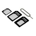 Noosy Micro Nano Sim Card Adapter Sim Kit 4 in 1. 