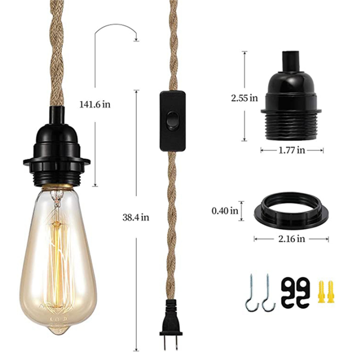 3X%20Pendant%20Light%20Cord,Hanging%20Light%20Kit%20with%20Switch%20Plug%20In,15FT%20Rope%20Hang%20Lamp,US%20Plug%20-%20Image%202