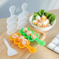 2Pcs/Set Rice Ball Mold Shakers Food Decoration Kids Lunch Sushi Maker Mould.