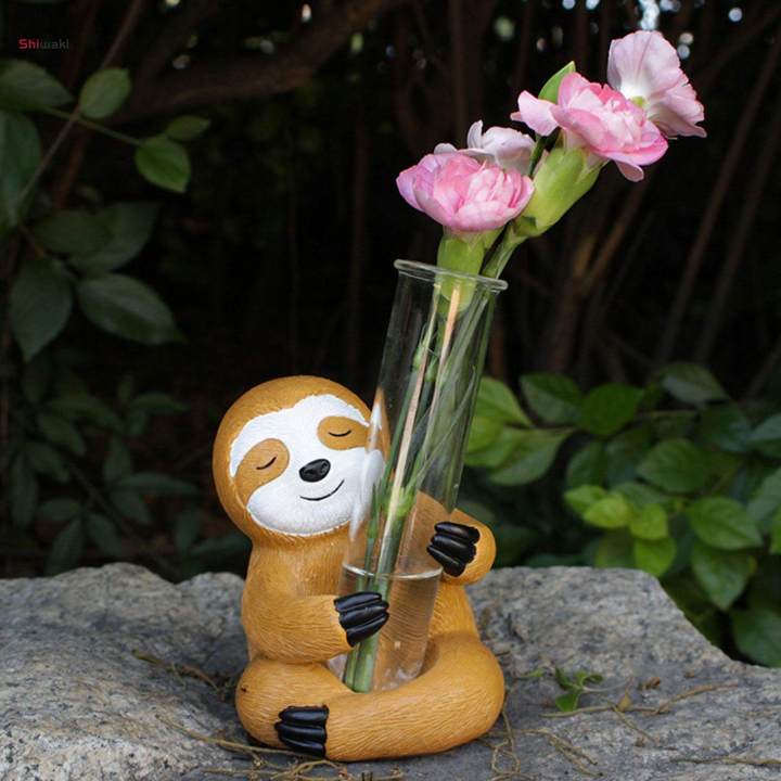 Sloth%20Statue%20Home%20Decor%20Flower%20Test%20Tube%20Vase%20Lightweight%20Creative%20Modern%20Resin%20Figurine%20for%20Housewarming%20Drawing%20Room%20Home%20Decorations%20-%20Image%202