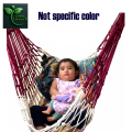 High-Quality Cotton Net Hammock – Outdoor Camping Hanging Sleeping Swing Bed for Hiking, Travel & Beach.