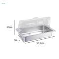 Buffet Chafer Set Food Tray Chafing Dish for Dining Wedding Kitchen. 