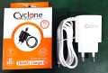 Cyclone 1.5A Fixed Charger phone charger. 