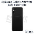 Samsung Galaxy A01/ M01 Back Panel/Backshell/ Casing + With Camera Lens + Side Buttons With Logo-All Colors Available. 