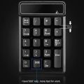 New 2.4GHz Wireless Wired Keyboard Bluetooth Mini USB Numeric Keypad Numpad Receiver Floating Key 19 Keys Number Pad. 