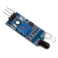 2 LED IR Obstacle Sensor Transmitter & Receiver IR Obstacle Sensor Infrared Proximity Sensor IR Infrared Obstacle Avoidance Sensor Smart Car Robot 3 Pin Reflective Photoelectric Module Electronics Circuitry & Parts.
