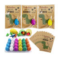 GC 24 Pack/ Set Valentines Day Dinosaur Decoration Egg Hatching Card Bulk Funny Dino Valentine Exchange Cards Gifts For Kids DIY Handicraft Lovers. 