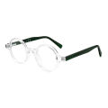 KAEDEK Trend Printed Frame Acetate Reading Glasses Men Eye Protection Anti-Blue Light Presbyopia Eyeglasses.