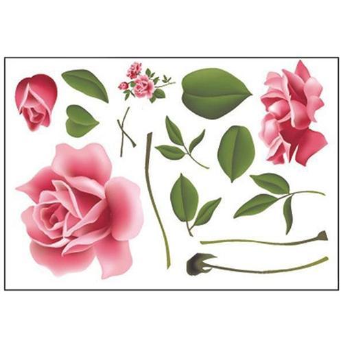 %E3%80%90Cathery%20Baby%20Store%E3%80%91Rose%20Flower%20Wall%20Removable%20Decal%20Home%20Room%20Art%20Decoration%20-%20Image%203