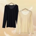 Thermal Underwear Women Tops Long Sleeve Bottoming Top Seamless Long Sleeves Highly Elastic Autumn Winter Thermal Shirt Women.