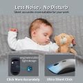 Wireless Mouse, Slim Portable Computer Mouse with USB Mini Receiver, 2400 DPI, 2.4GHz Silent Travel Mice for Laptop PC. 