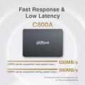 Dahua C800A 512GB-256GB-128GB 2.5 inch SATA SSD With 3 Year Replacement Warranty. 