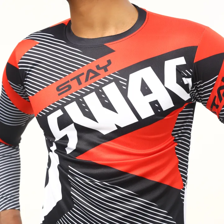SWAG%20Orange%20Full%20Sleeve%20Four%20Part%20Jersey%20For%20Men%20-%20Image%205