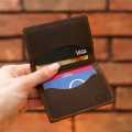 Small Size Wallet Leather Mini Wallet Card Holder Mini Money Bag.